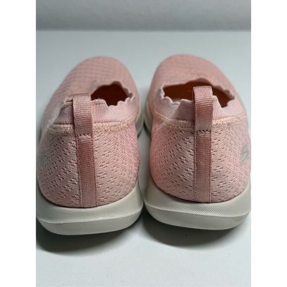 Skechers Women’s GOwalk Classic Sparkle Slip-On Shoes Pink Sz 8 Stretch Fit - Picture 3 of 14